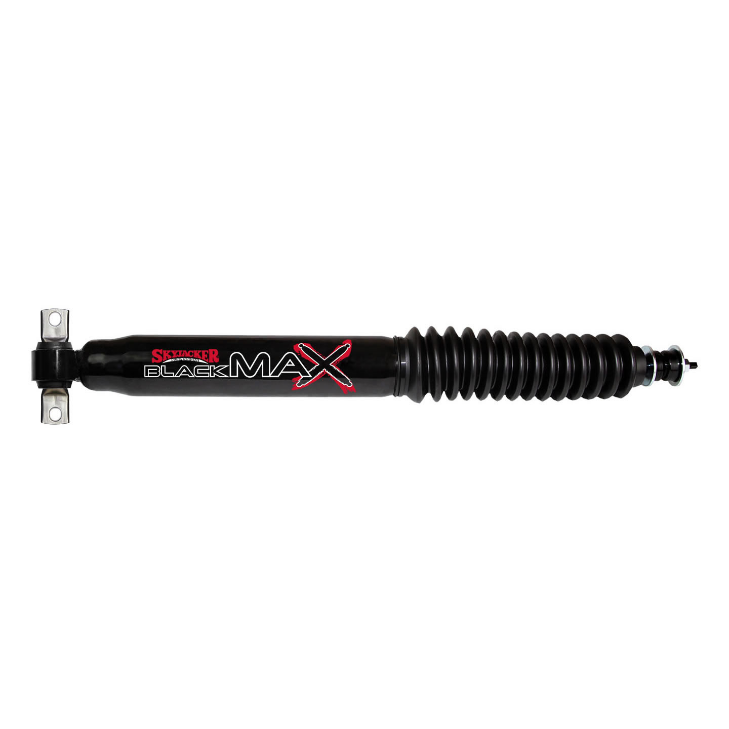 Black MAX Shock Absorber w/Black Boot  Inch Extended  Inch  Collapsed 84-01 Jeep Cherokee 86-92 Jeep Comanche 93-04 Jeep Grand Cherokee  97-06 Jeep TJ 97-06 Jeep Wrangler Skyjacker | Southern Off Road